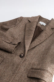 blazer femme marron aron