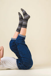 chaussettes rayees femme mickey