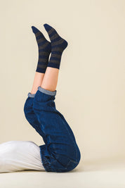chaussettes rayees femme ivy