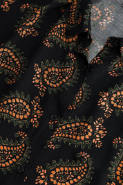 chemise femme imprime noir philippa