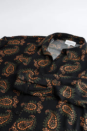 chemise femme imprime noir philippa