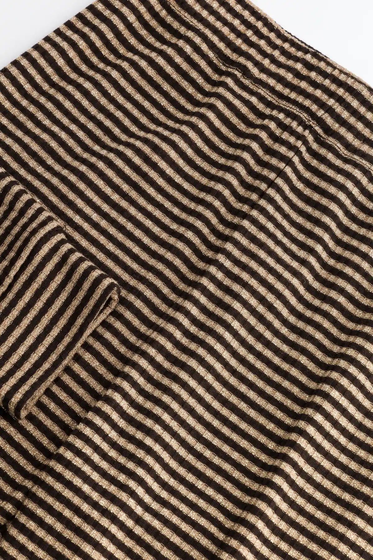 legging rayures marron pimprenelle