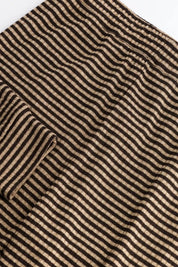 legging rayures marron pimprenelle