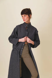 legging rayures marron pimprenelle