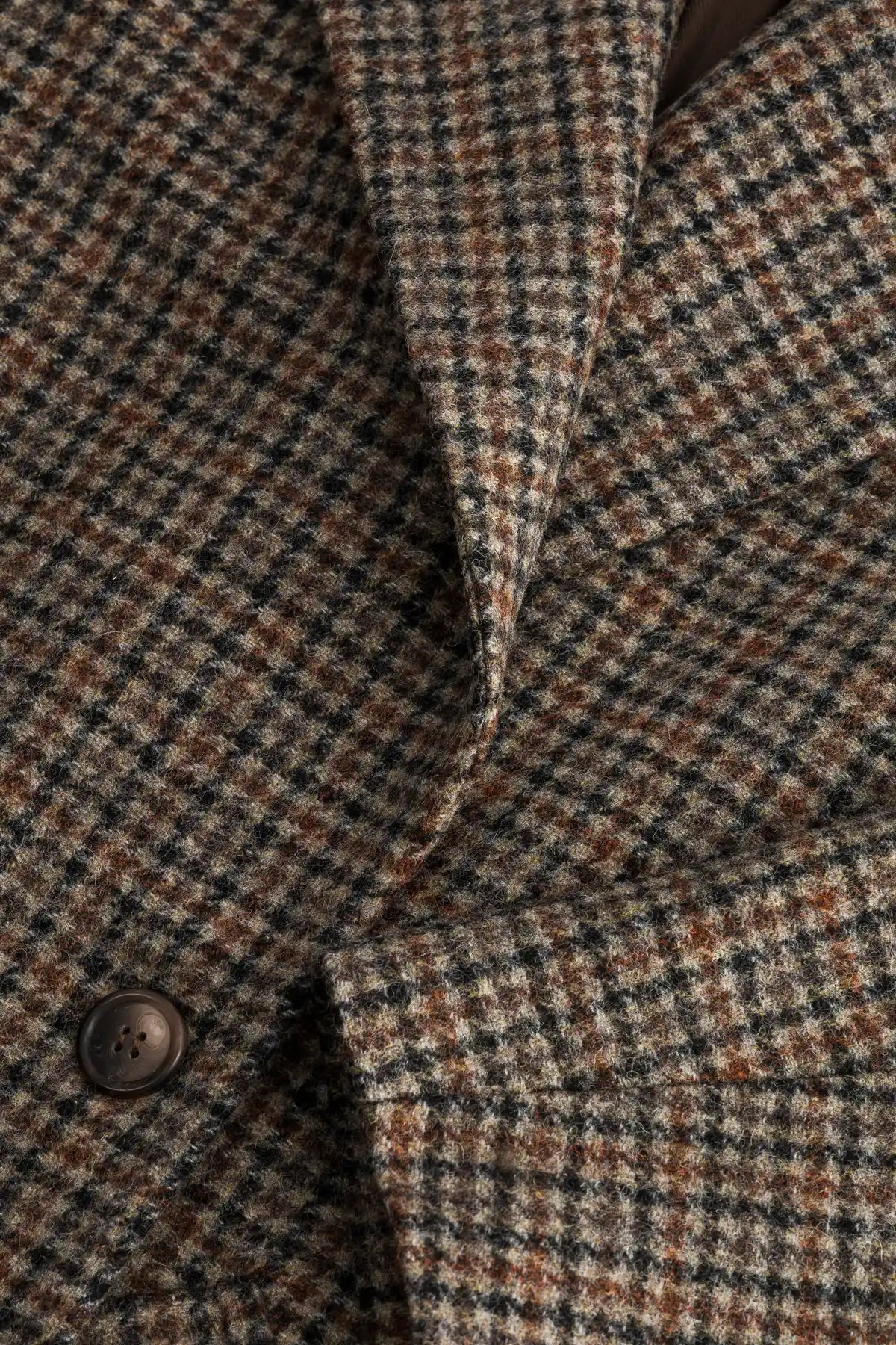 manteau femme long laine carreaux marron lenny