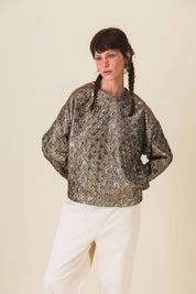 pull femme dore lame norma