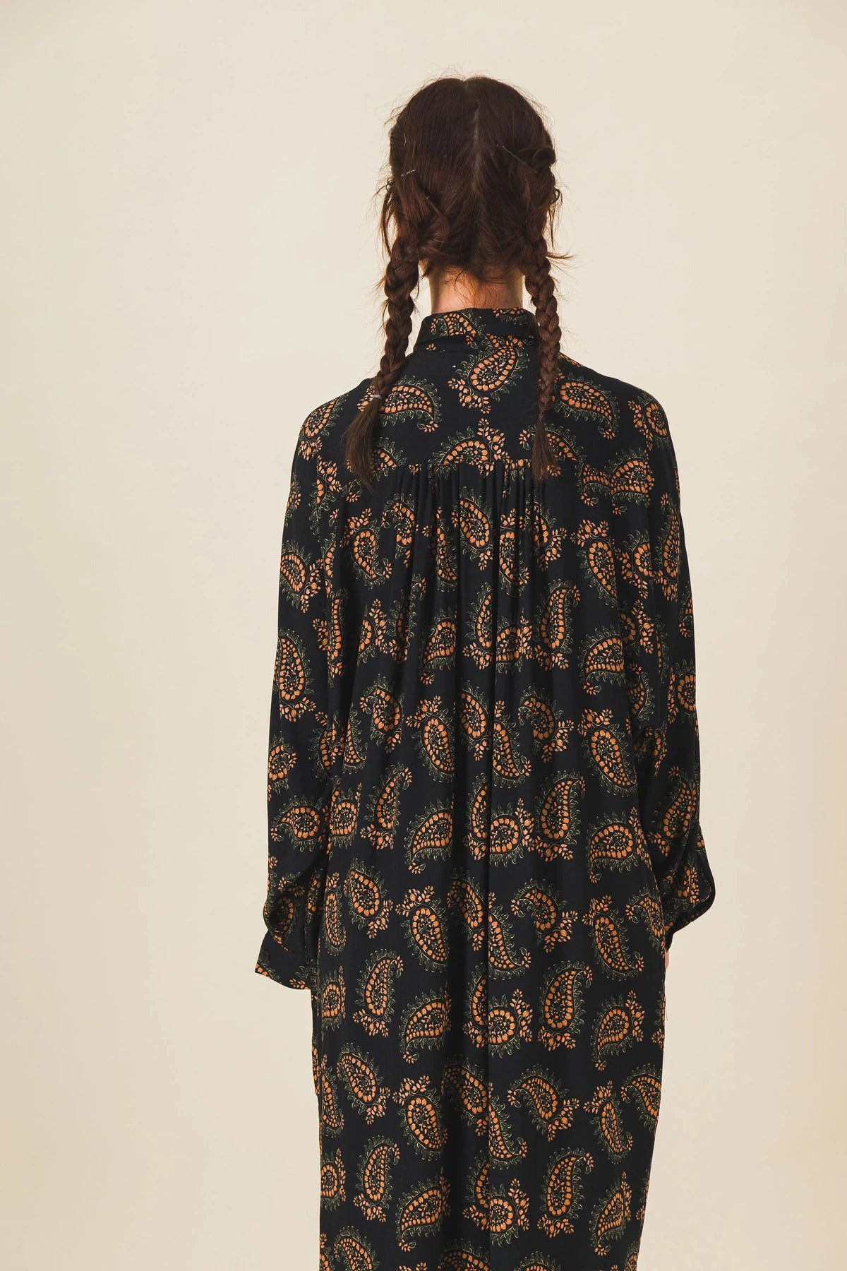 robe longue imprime cachemire patti