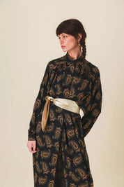 robe longue imprime cachemire patti