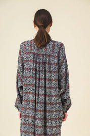 robe longue imprime prunelle