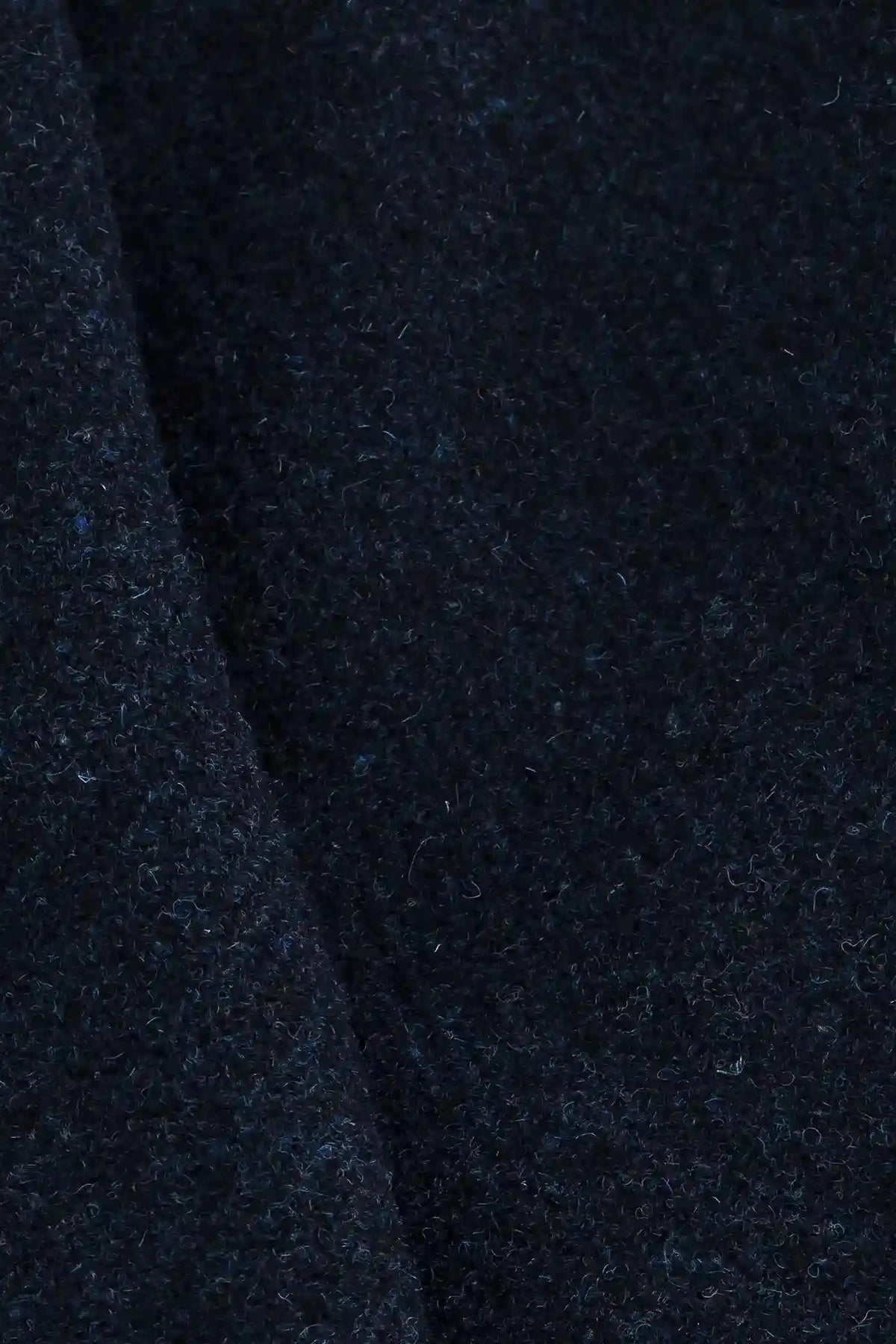 veste femme courte laine bleue manille