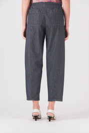 jean barrel gris femme manou