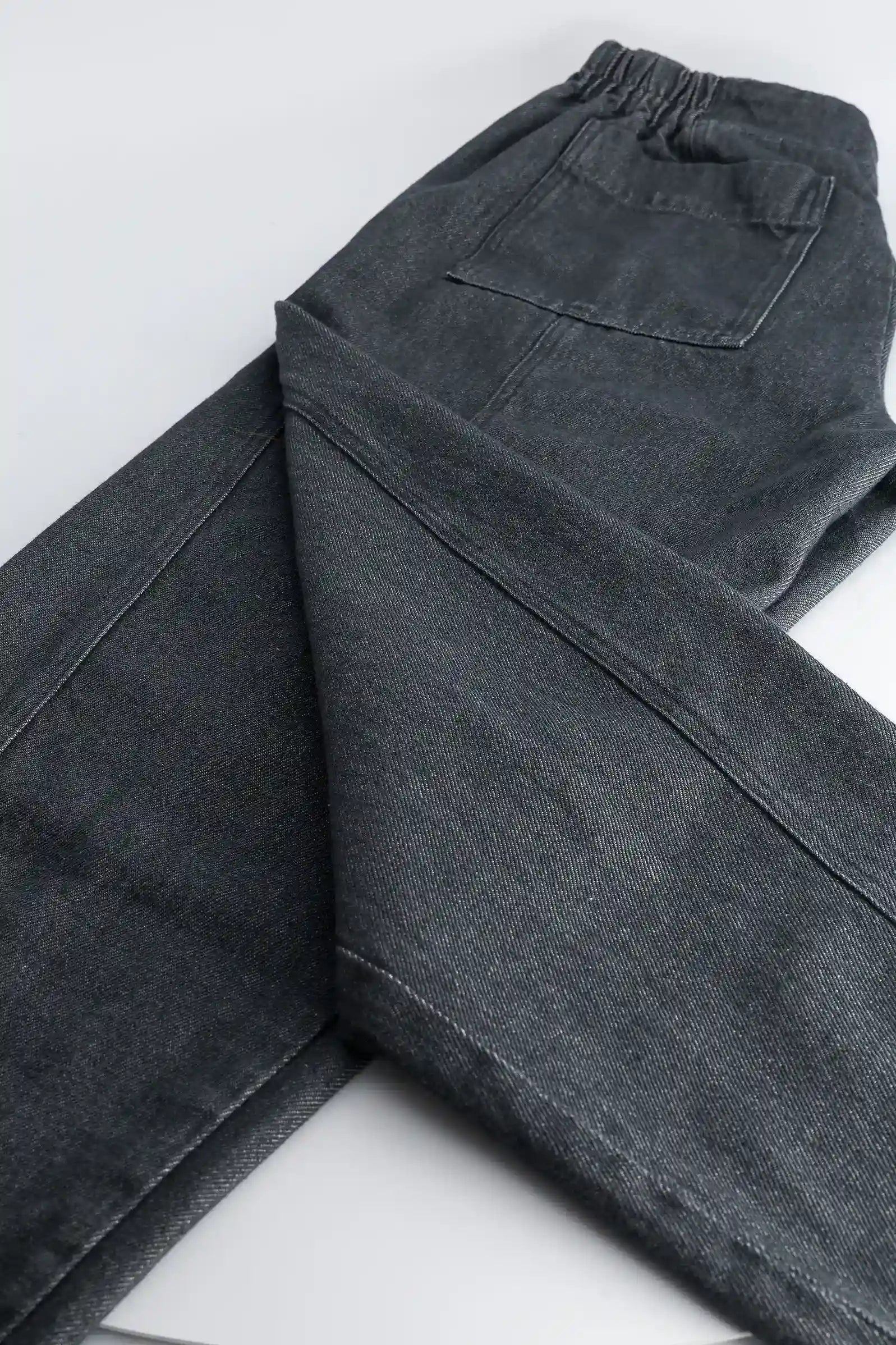 jean barrel gris femme manou