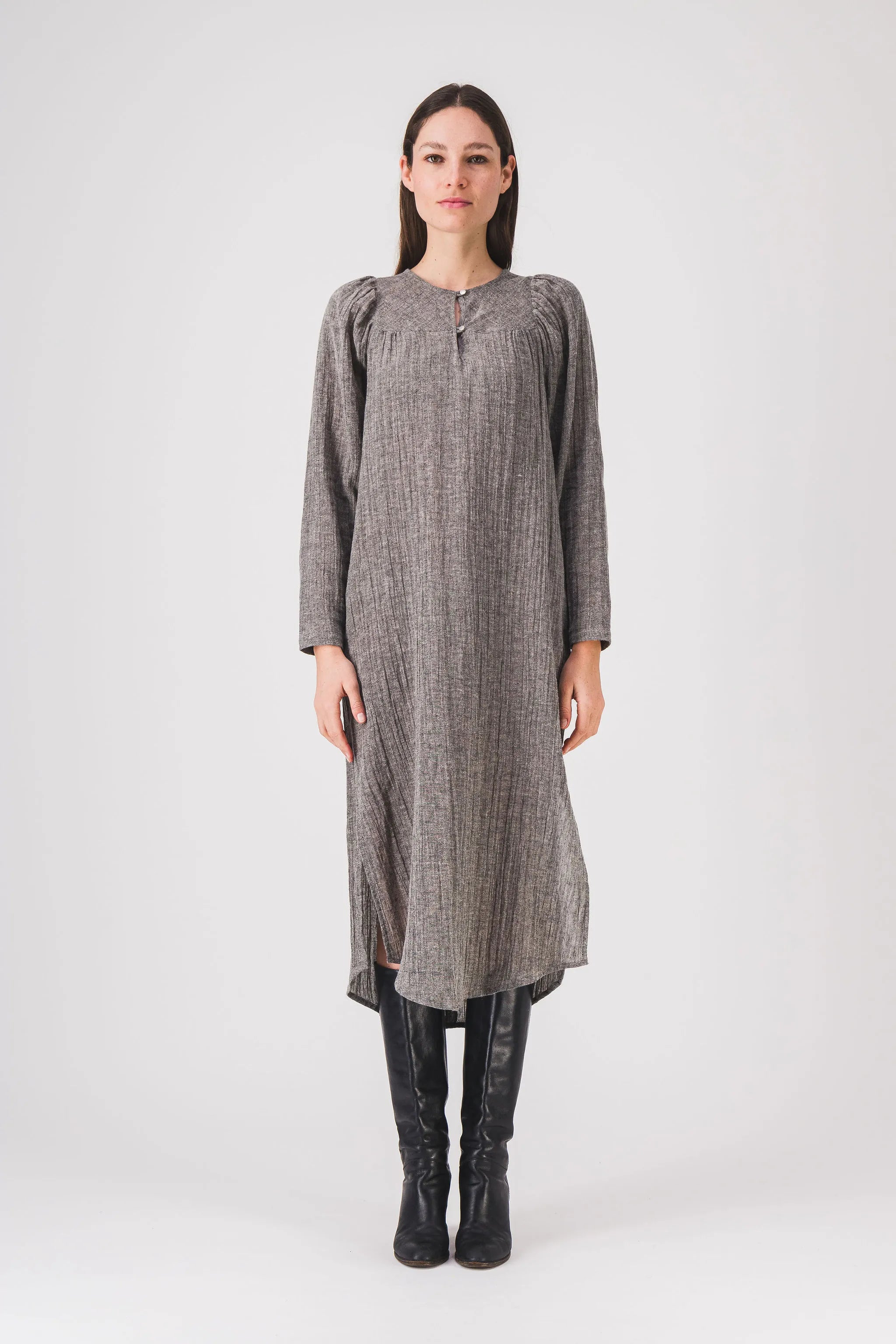 robe_longue_droite_grise_robe_vanity_pe25