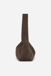 sac besace femme velours gris polly