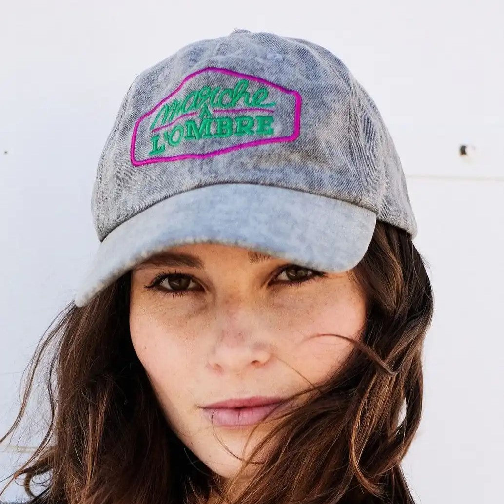 casquette femme velours trucker jean