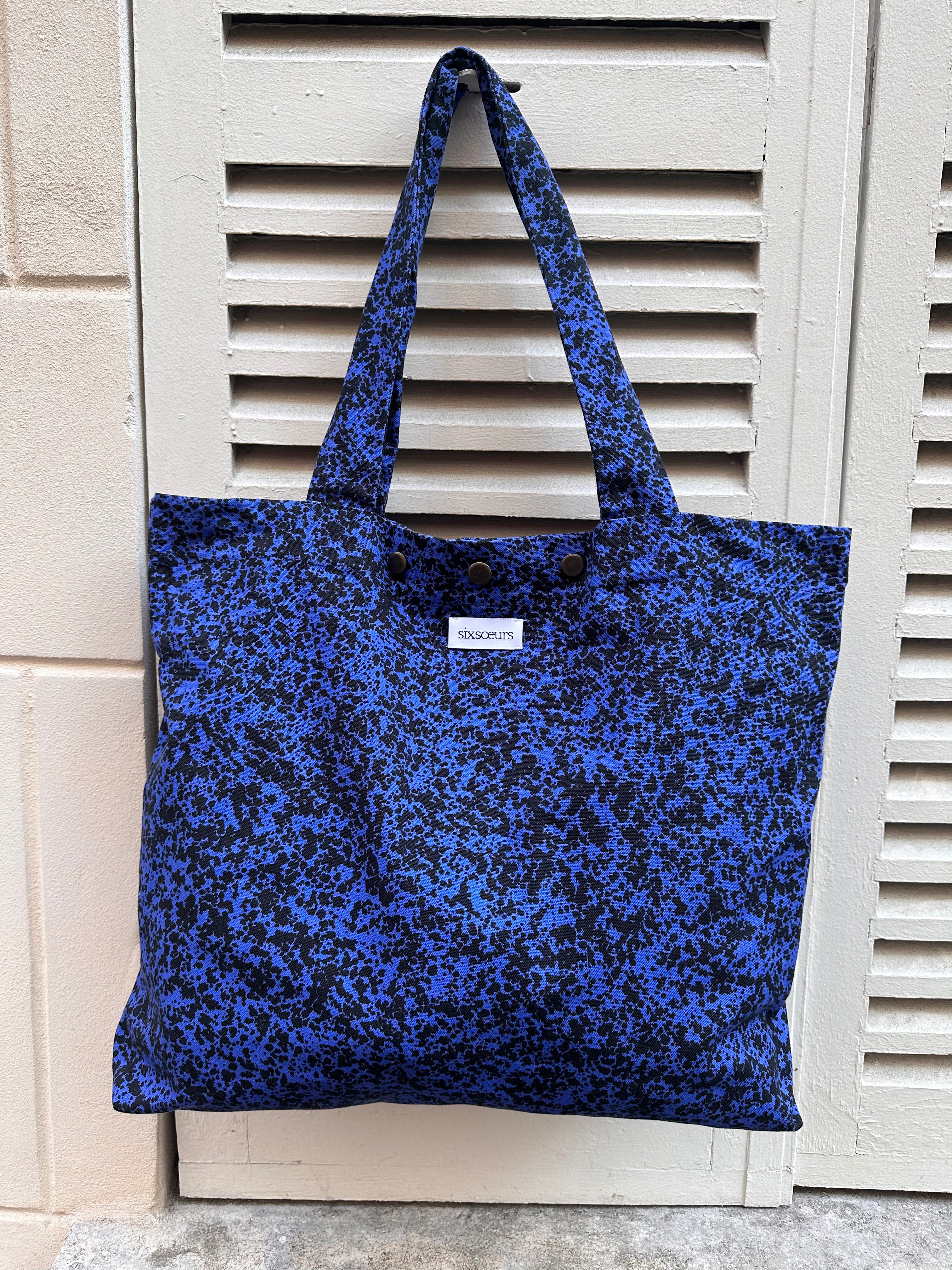 SAC CABAS ANNONAY BLEU