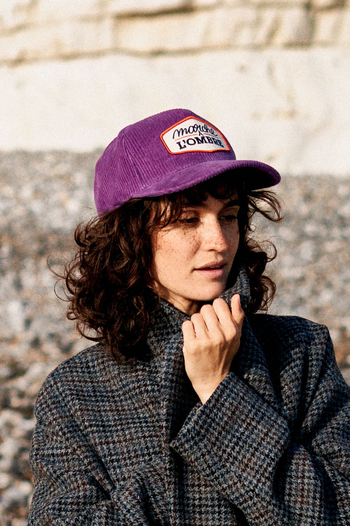 casquette-femme-velours-cotele-violette