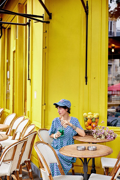 Casquette jean femme