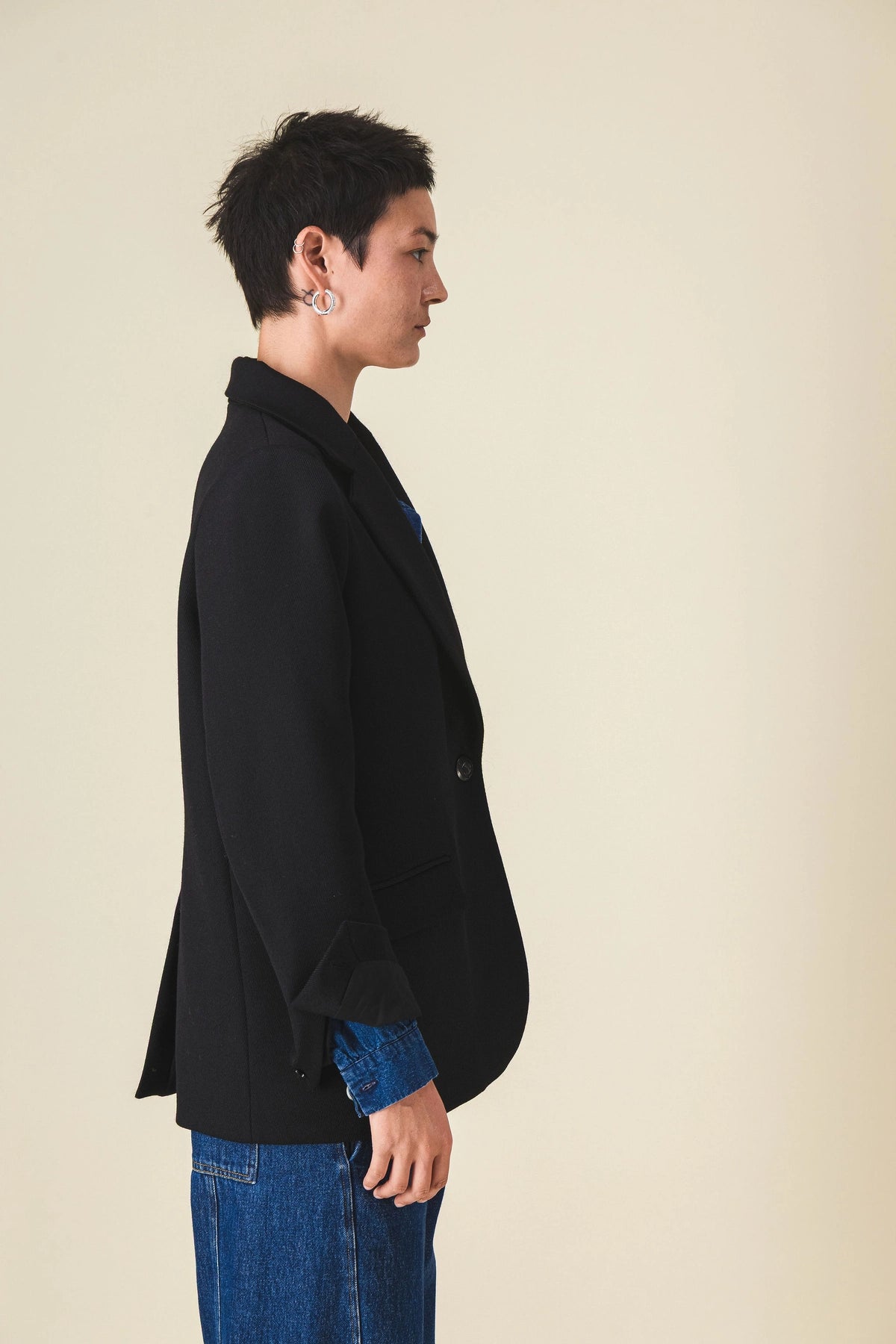 blazer femme noir lois