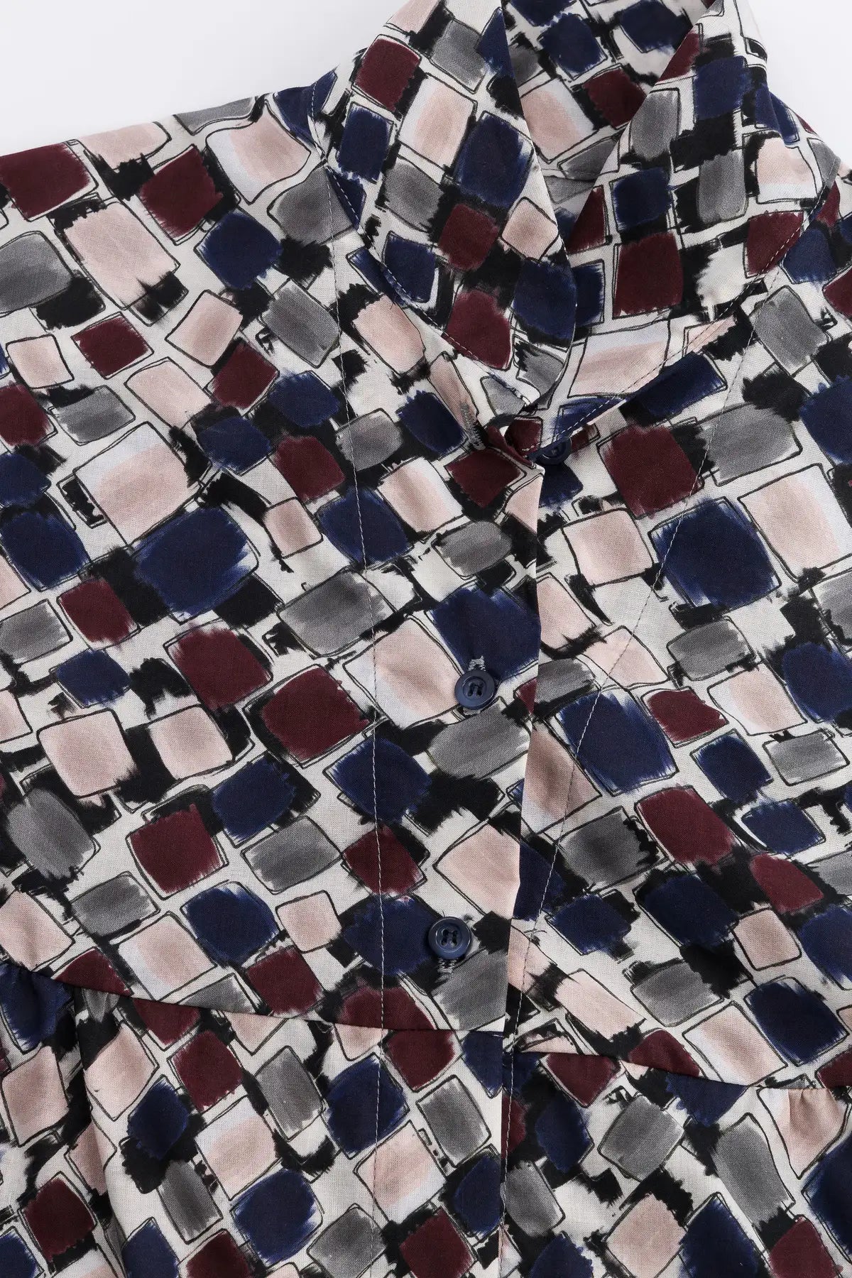 BLOUSE SIMONE BORDEAUX ESQUISSE