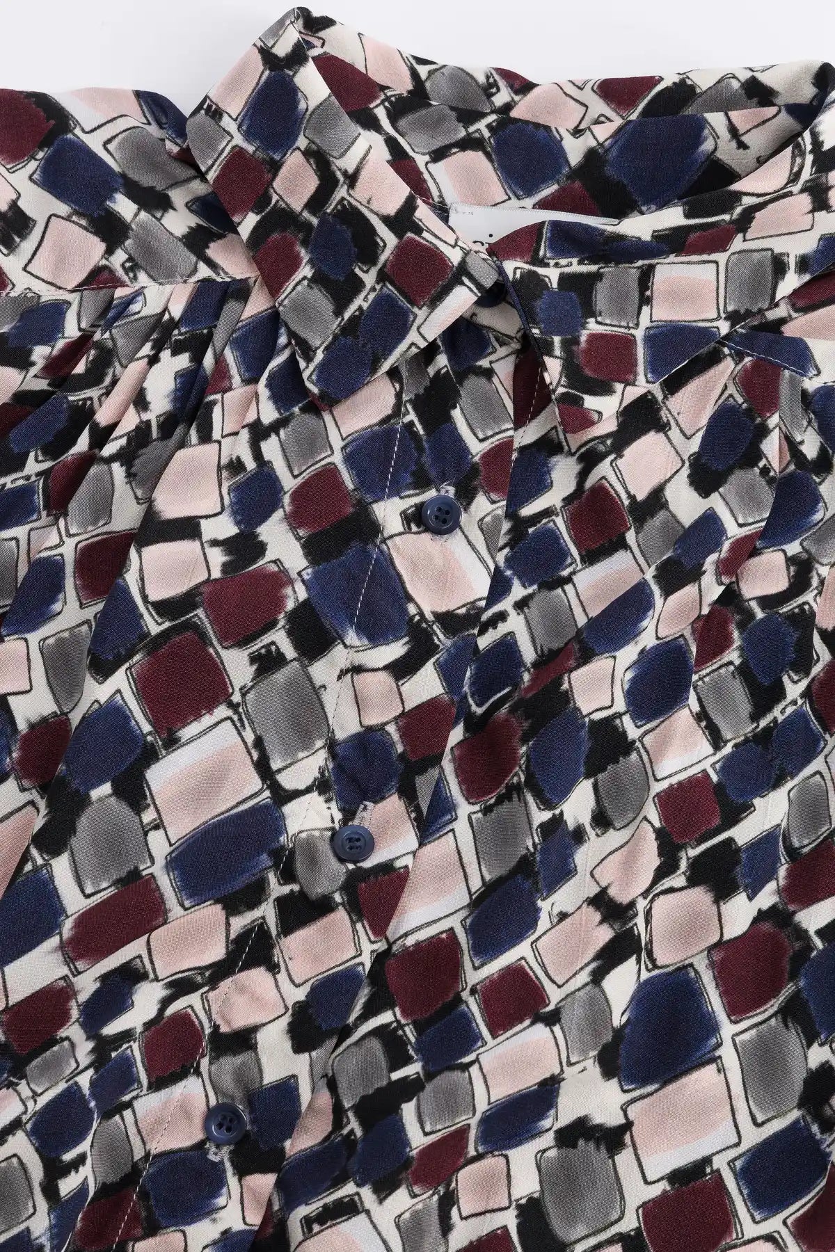 BLOUSE SIMONE BORDEAUX ESQUISSE