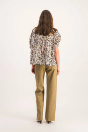 BLOUSE SIMONE KAKI ESQUISSE