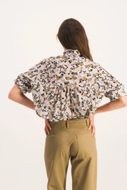 BLOUSE SIMONE KAKI ESQUISSE