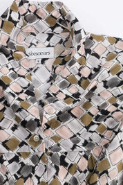 BLOUSE SIMONE KAKI ESQUISSE