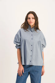 BLOUSE SIMONE BLEU