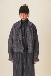 blouson laine marine jagger