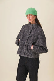 blouson laine marine jagger