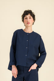 CARDIGAN TAÏGA MARINE