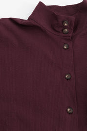CHEMISE LINA BORDEAUX