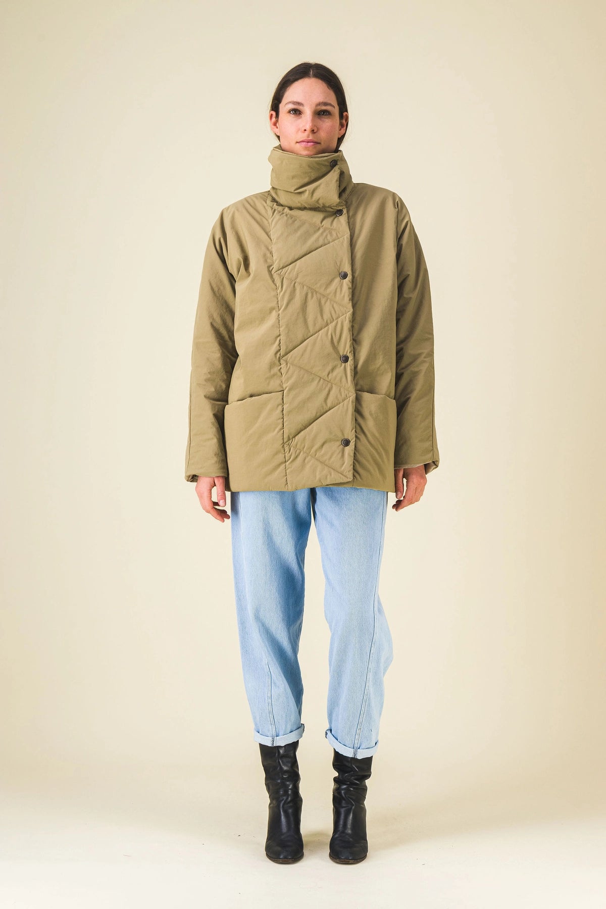 doudoune femme beige dulet