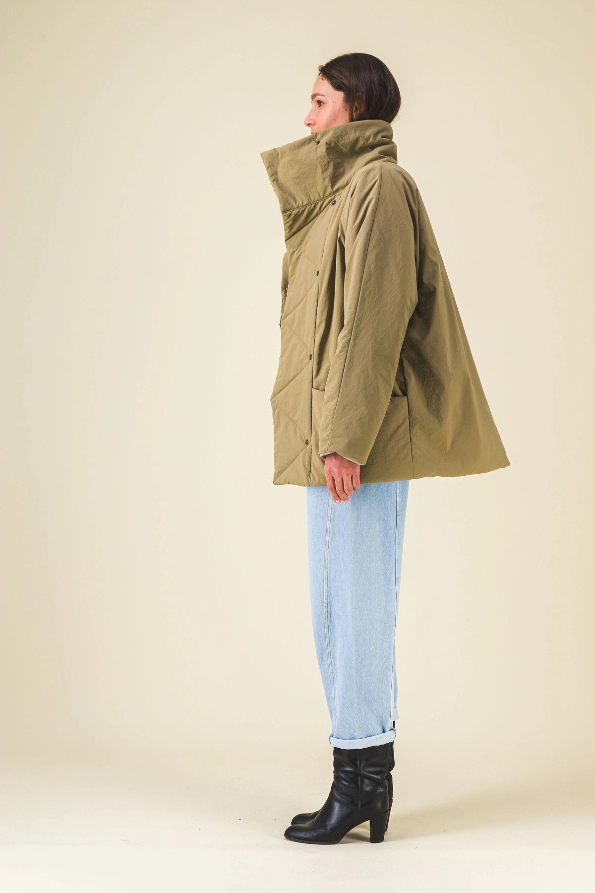 doudoune femme beige dulet