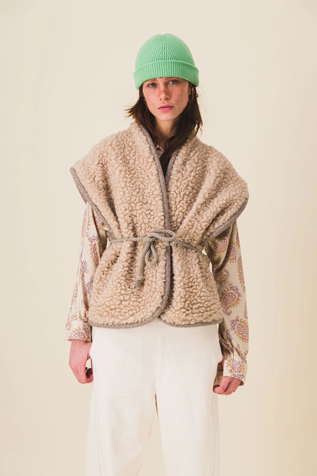 Gilet Chauffant Sans Manches Pour Femme - Moumoute Douce - Grande Taille - Parfait Pour L'automne Et L'hiver - 9