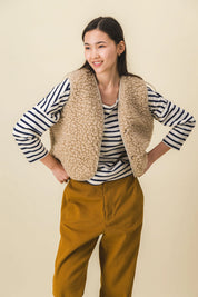 GILET MATISSE BEIGE