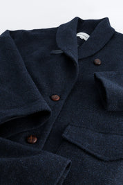 manteau femme laine marine noir meggy