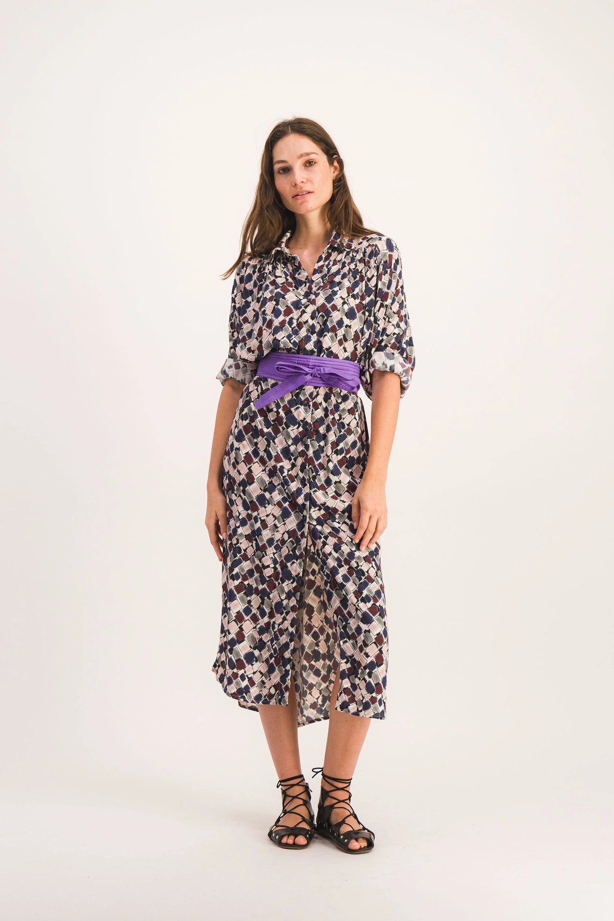ROBE MAHAUT BORDEAUX ESQUISSE