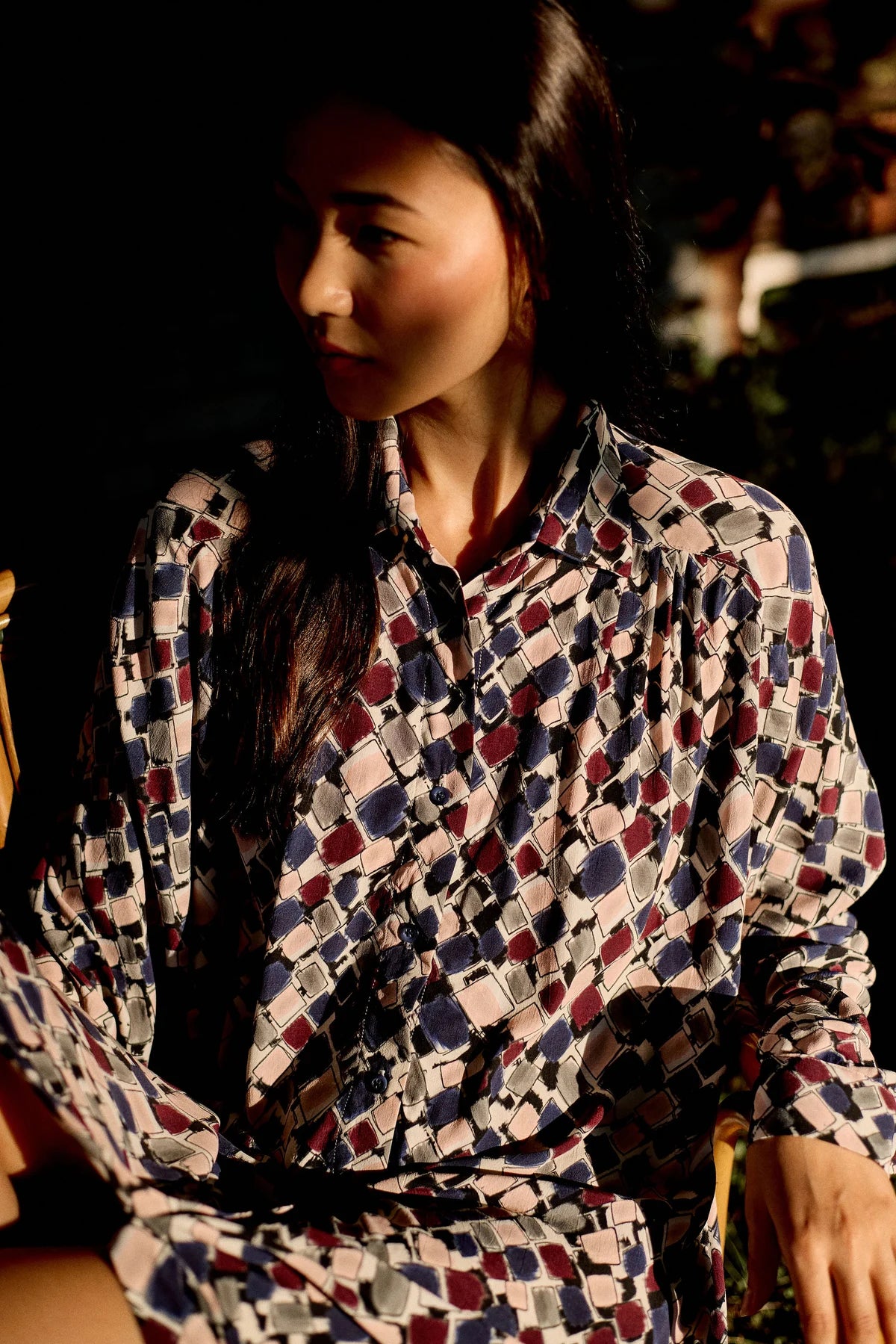 ROBE MAHAUT BORDEAUX ESQUISSE