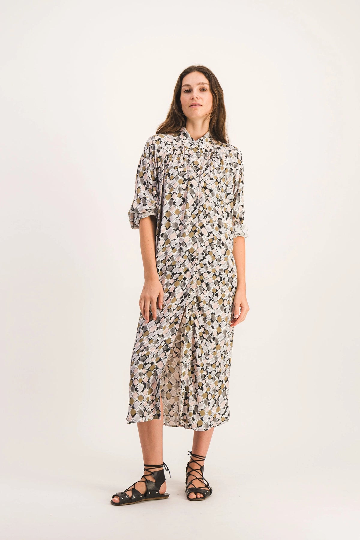 ROBE MAHAUT KAKI ESQUISSE