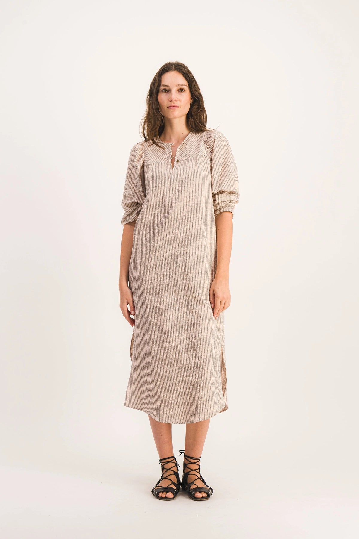 ROBE LORETTE RAYURES