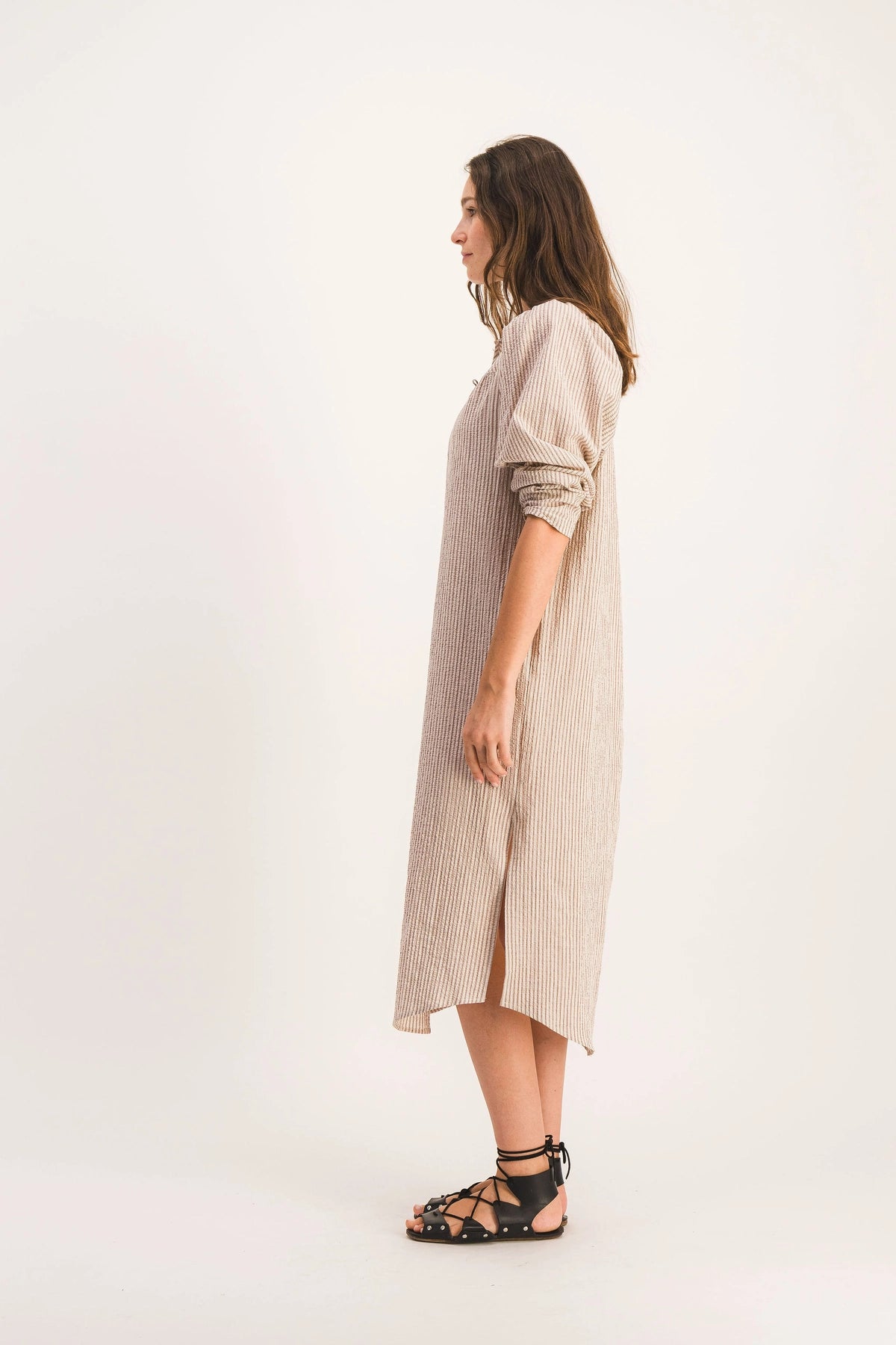 ROBE LORETTE RAYURES
