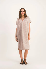 ROBE LORETTE RAYURES