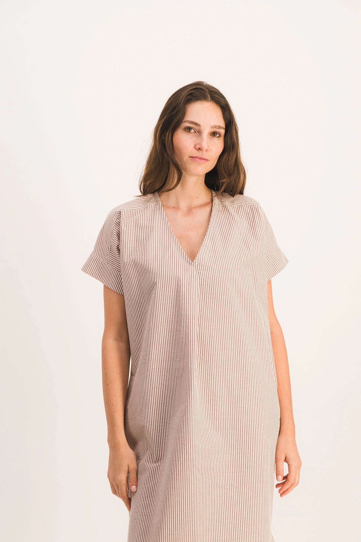 ROBE LORETTE RAYURES