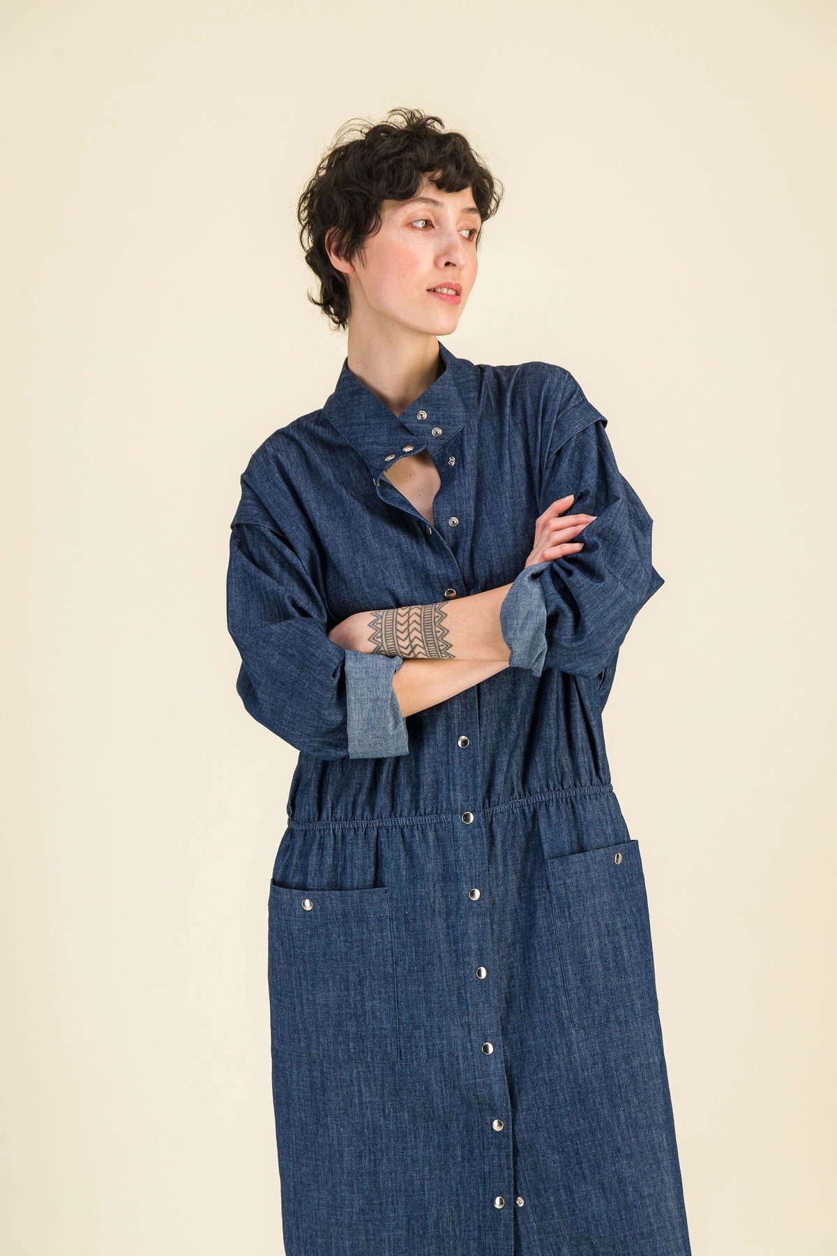 ROBE IDA DENIM LIGHT