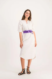 ROBE KIKI BRODERIES ANGLAISES