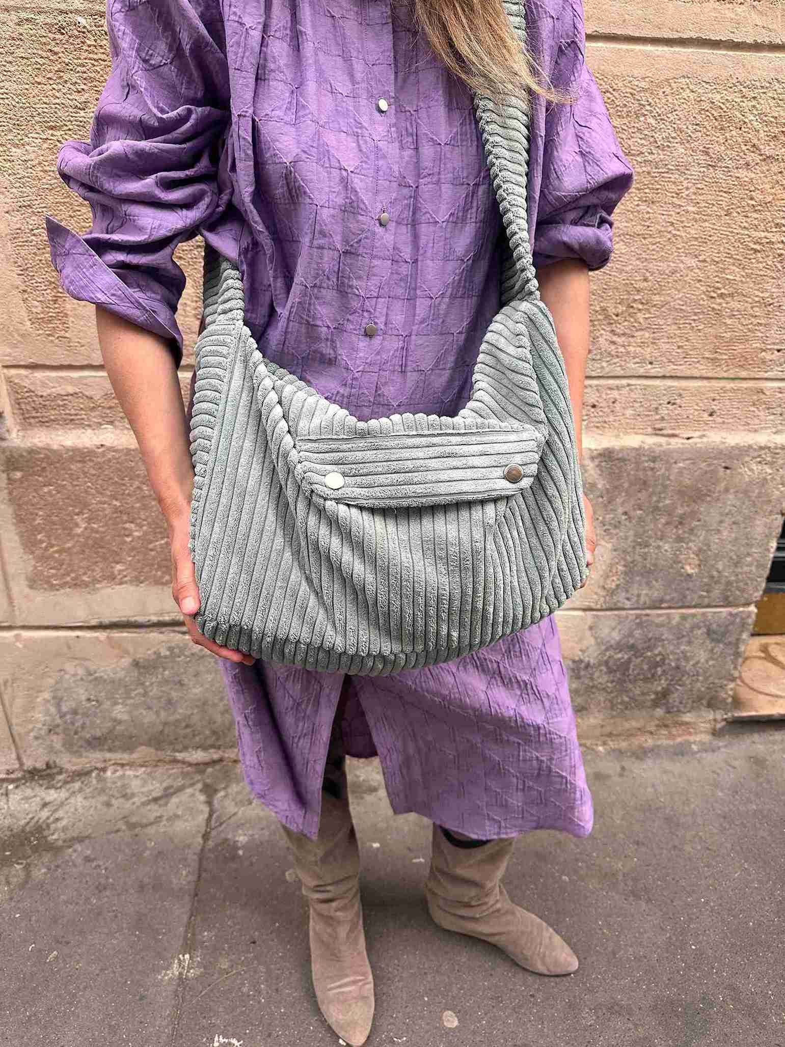 SAC BESACE POLLY VERT D'EAU