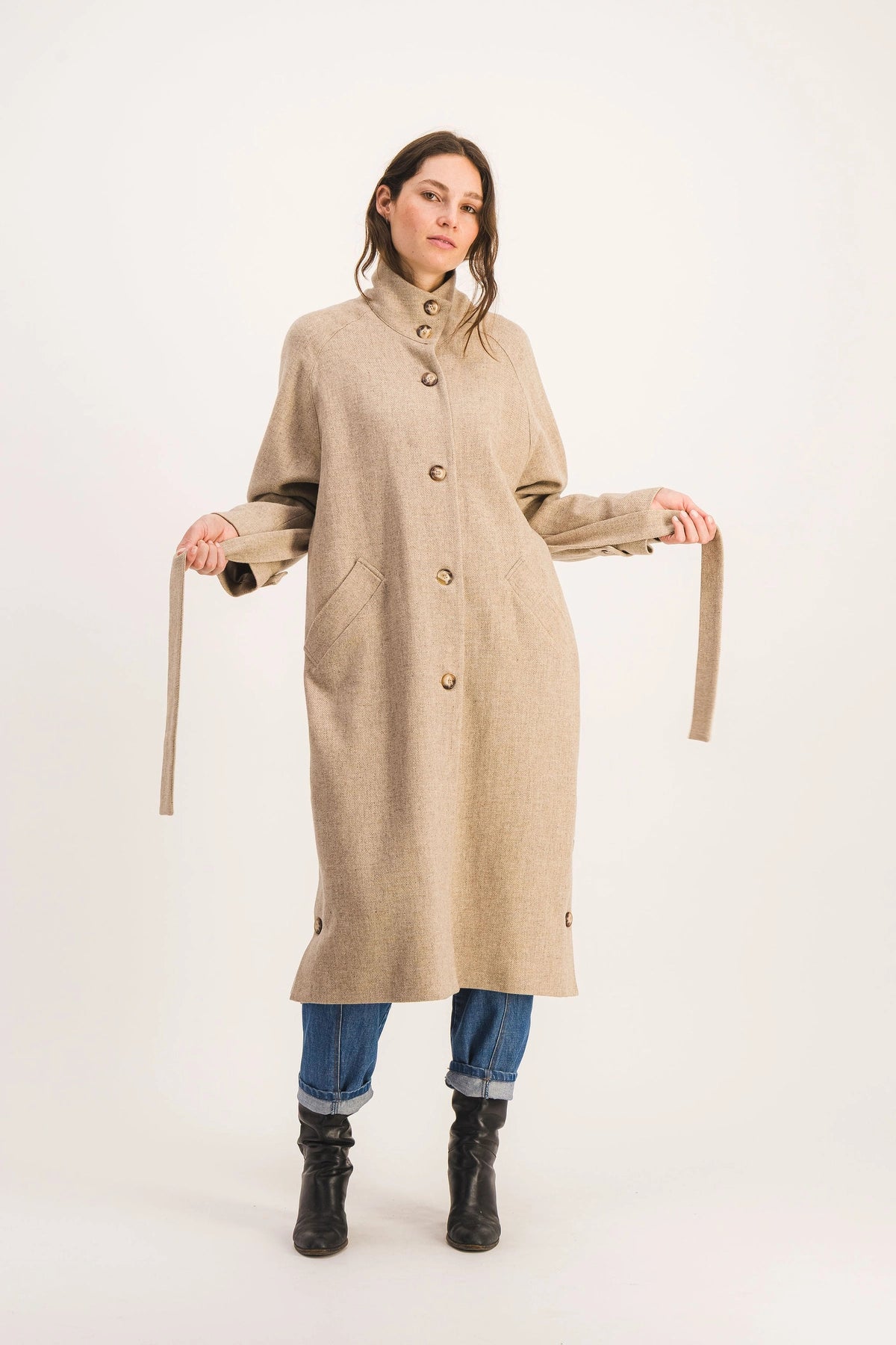 Manteau d'été en mousseline de soie pour femme... – Grandado Manteau d'été en mousseline de soie pour femme... – Grandado