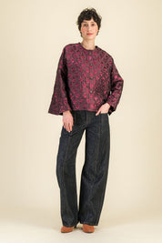 Cardigan Taïga Bordeaux - SIXSOEURS